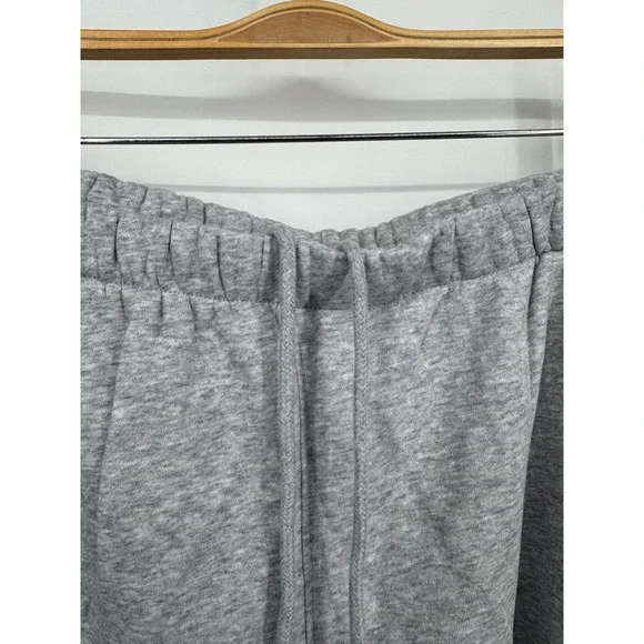 NWT True Religion Terry Applique Joggers Men's 2XL Heather Gray Elastic Waist